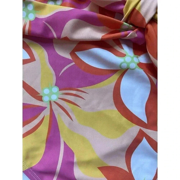 Women's Bathing Suit Pink Lily Tropic Like Hot One Piece Swimsuit  Size L NEW - Picture 7 of 13